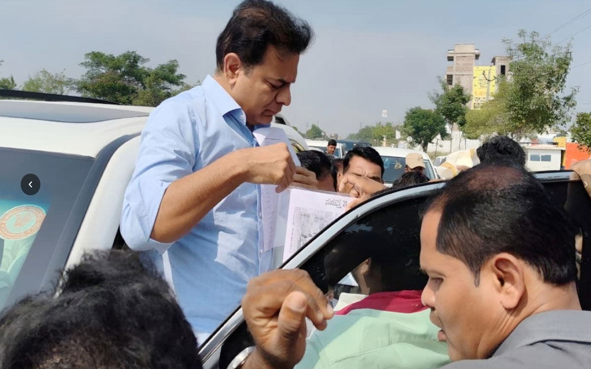 Ramagiri : ఎంజీయూ సమస్యలపై కేటీఆర్‌కు విద్యార్థుల‌ వినతి