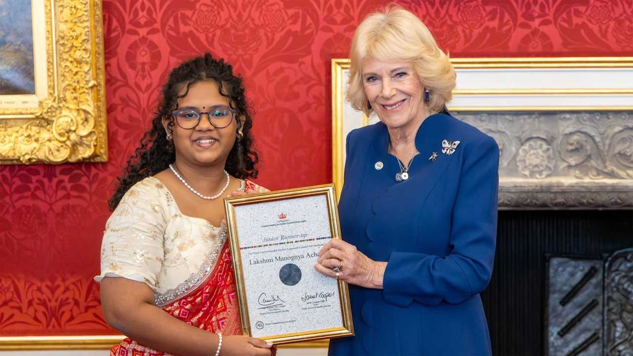 QCEC 2025 | క్వీన్స్ కామన్వెల్త్ ఎస్సే కాంపిటీషన్‌లో తెలుగు బాలికకు అరుదైన గౌరవం