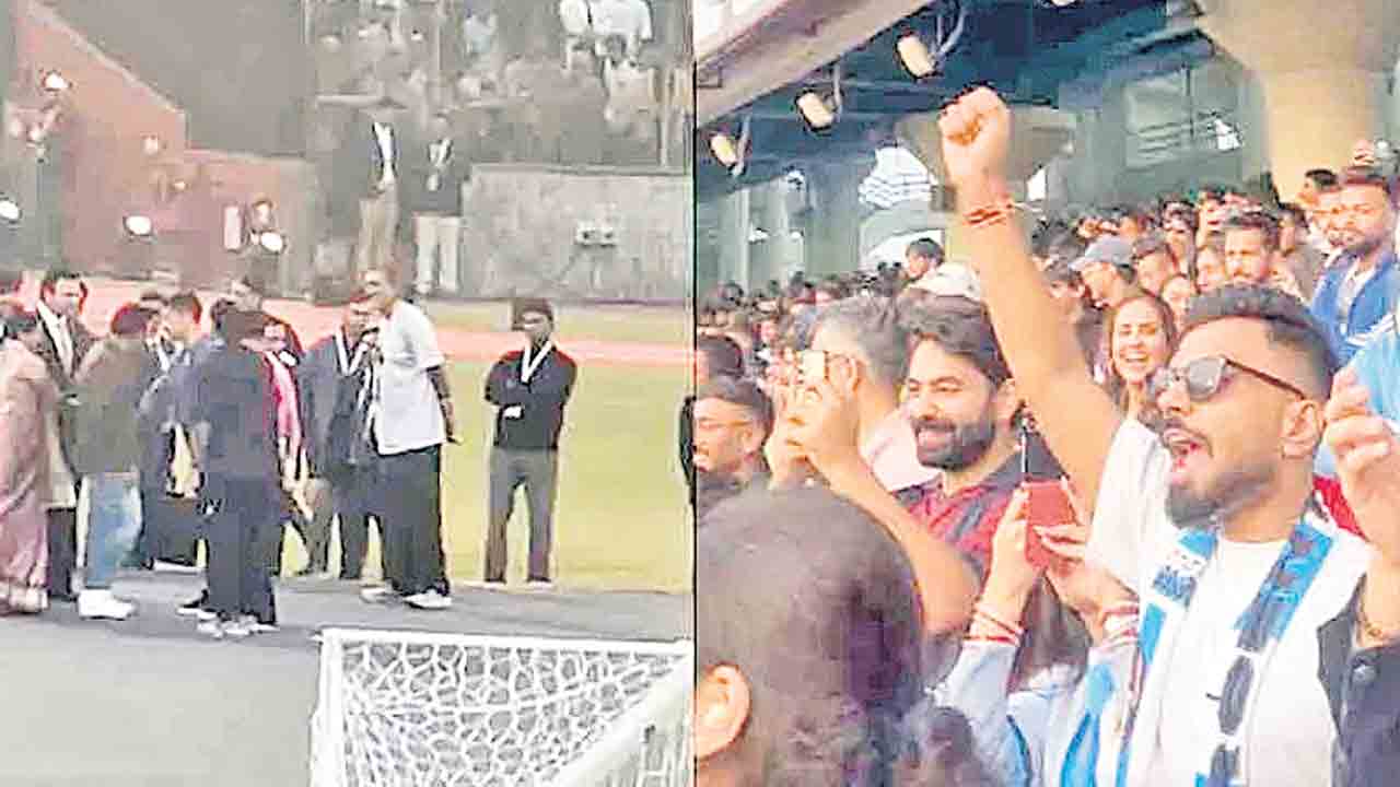 ఏక్యూఐ.. ఏక్యూఐ.. ఢిల్లీ సీఎంకు వ్యతిరేకంగా ప్రేక్షకుల నినాదాలు