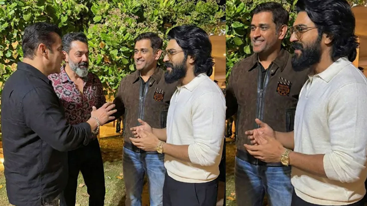 Ram Charan | సల్మాన్ ఖాన్ బర్త్‌డే వేడుకల్లో లెజెండ్స్ కలయిక.. ధోని-రామ్ చరణ్-బాబీ డియోల్ ఒకే ఫ్రేమ్‌లో