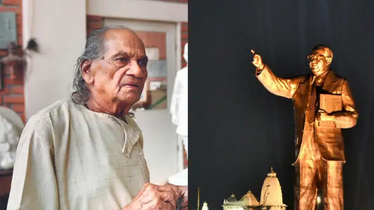 Ram Suthar | 125 అండుగుల అంబేద్కర్‌ విగ్రహ రూపకర్త రామ్‌ సుతార్ కన్నుమూత
