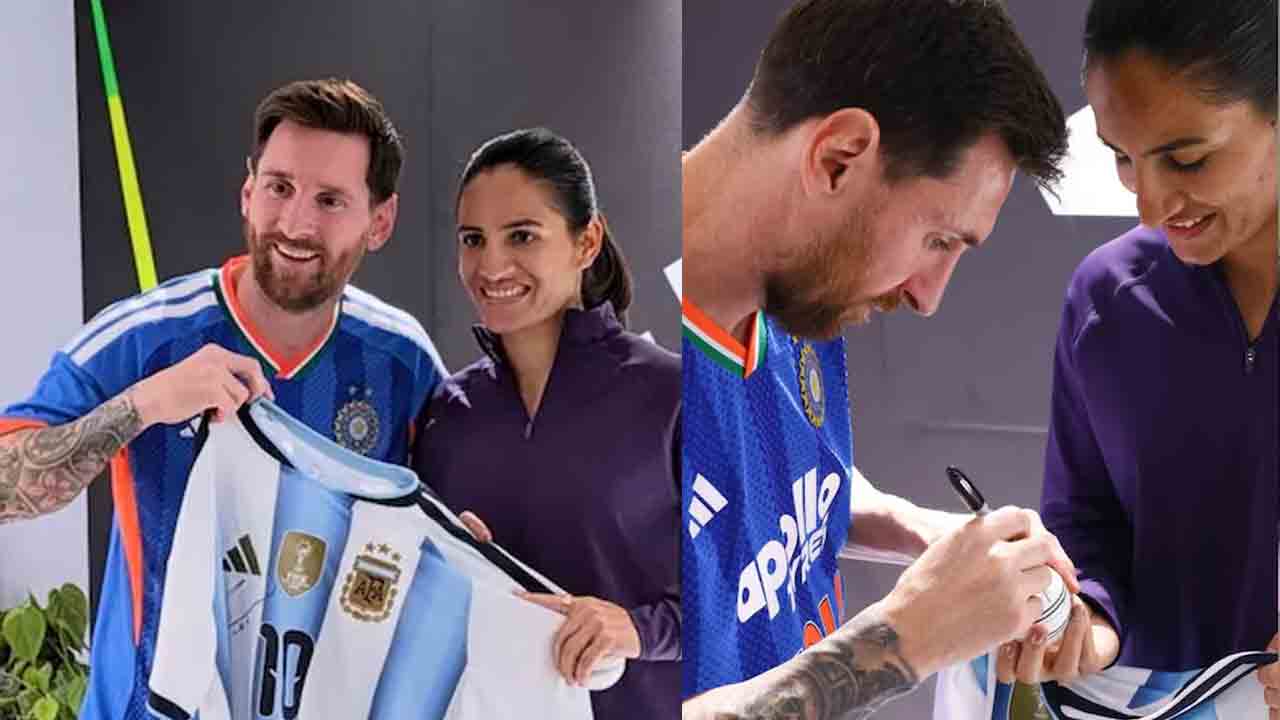 Renuka Thakur | ఫుట్‌బాల్ దిగ్గజంతో అపురూప క్షణాలు.. జీవితంలో మర్చిపోలేనంటున్న టీమిండియా పేసర్..!