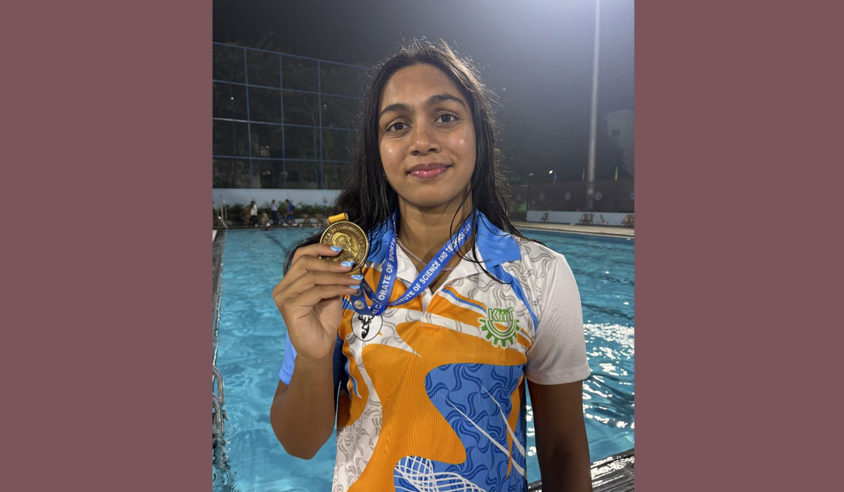 Mittapalli Ritwika | ఆల్ ఇండియా యూనివర్సిటీ స్విమ్మింగ్ పోటీలలో మిట్టపల్లి రిత్విక ‘బంగారం’
