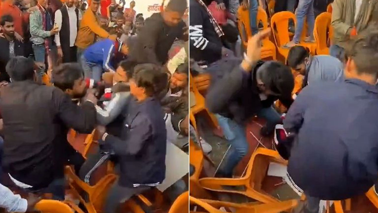 Samosa Snack: ప్ర‌ధాని మోదీ ప్ర‌సంగిస్తుండ‌గా.. స‌మోసాల కోసం కొట్టుకున్నారు.. వీడియో