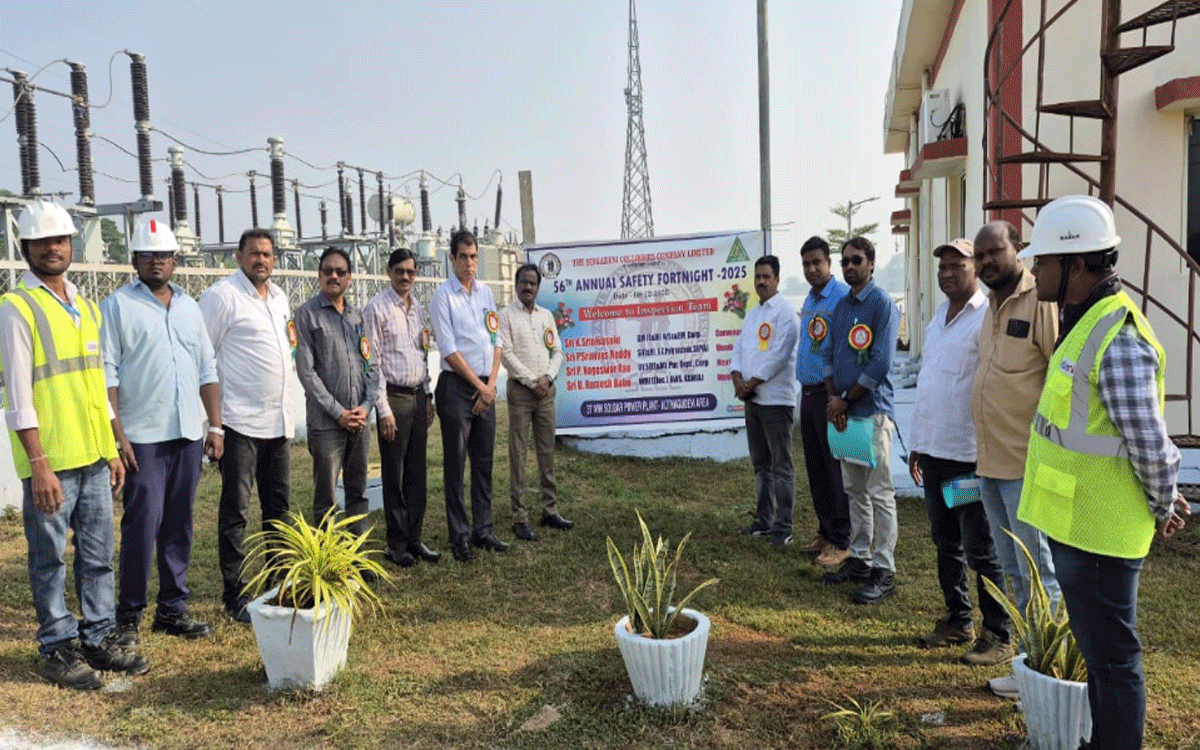 Ramavaram : కొత్తగూడెం ఏరియా పరిధిలోని సోలార్ ప్లాంట్లలో సేఫ్టీ ఇన్‌స్పెక్ష‌న్