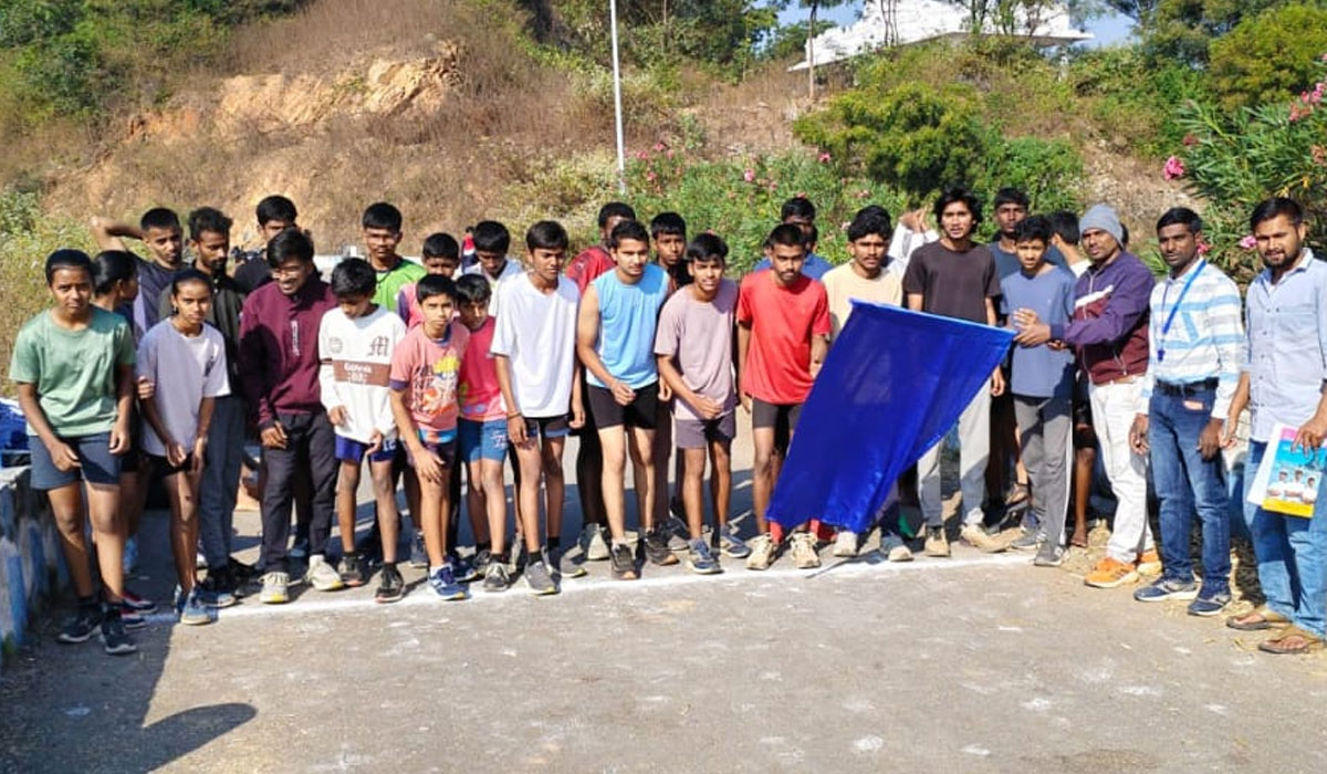 Nandimedaram | నందిమేడారంలో పెద్దపల్లి జిల్లా స్థాయి పరుగు పందెం( క్రాస్ కంట్రీ )పోటీలు