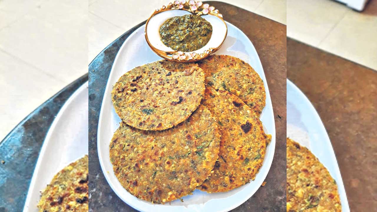 పెసర మొలకల పరాఠా