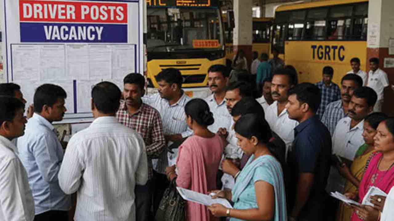 ఆర్టీసీలో డ్రైవర్‌ పోస్టులకు 28,954 మంది దరఖాస్తు