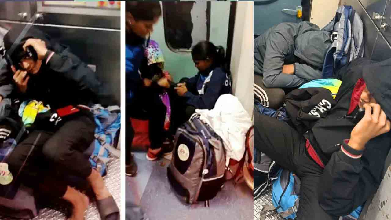 Wrestlers Woes | చలికి వణుకుతూ.. టాయిలెట్ కంపును భరిస్తూ రెజ్లర్ల జర్నీ.. వీడియో..!