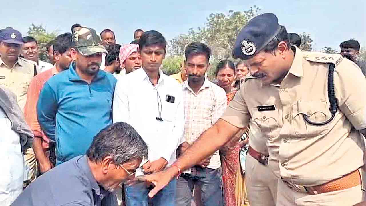 పాలేరు లింకు కెనాల్‌ సర్వే అడ్డగింత