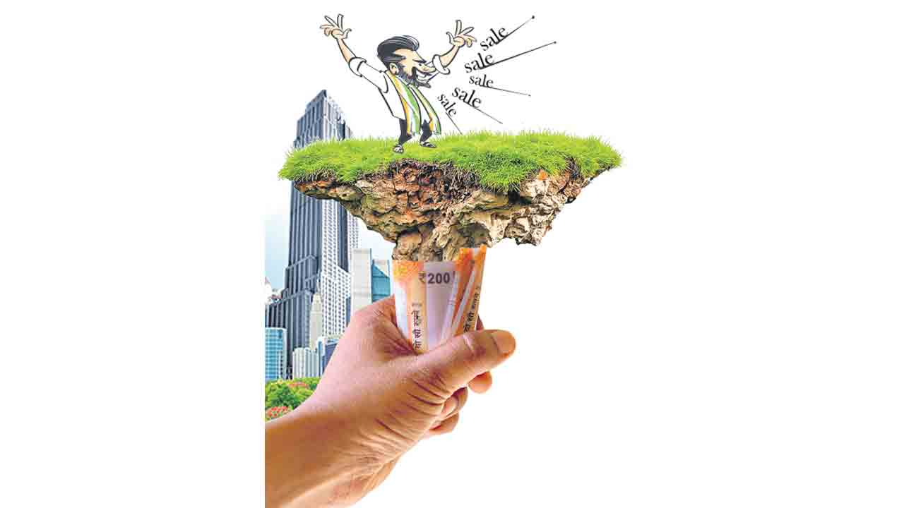 భూములు అమ్ముకో.. ఖజానా నింపుకో..
