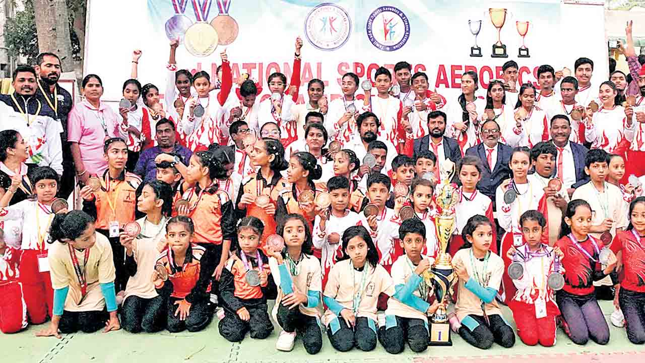 జాతీయ ఎరోబిక్స్‌ విజేత తెలంగాణ