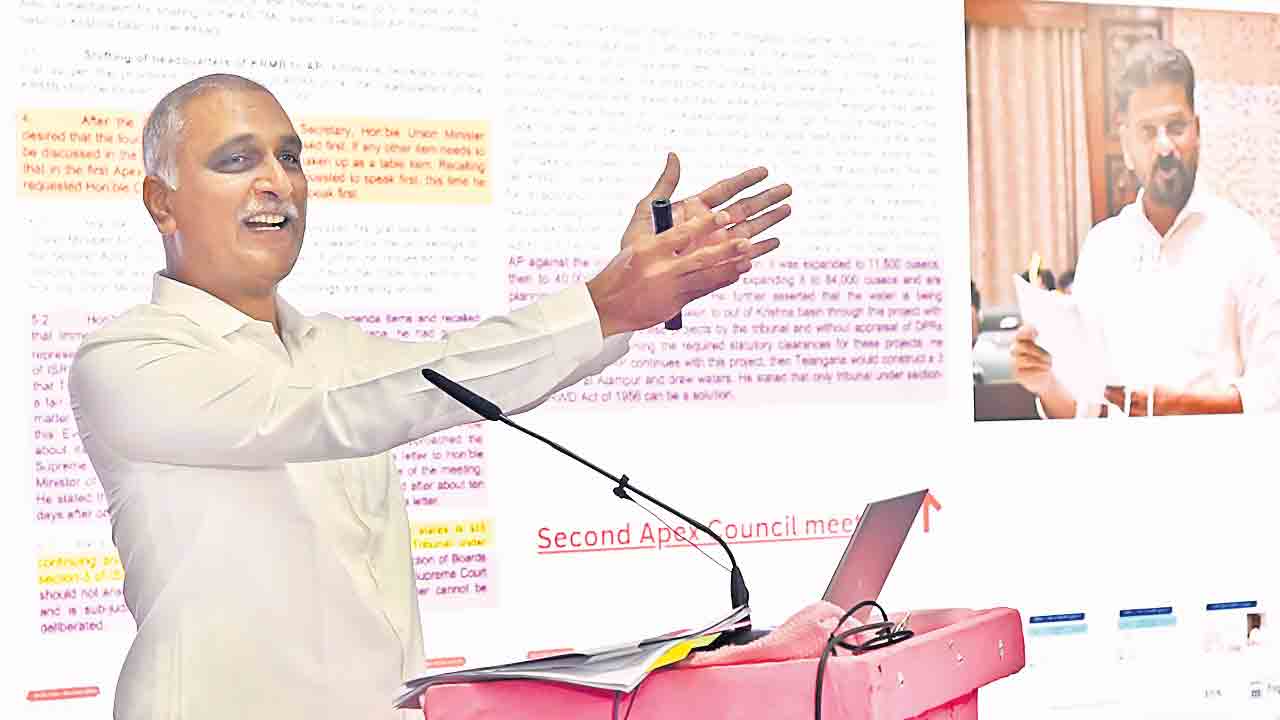Harish Rao | అసెంబ్లీలో అబద్ధాలకు మీ నాలుక కోయాల్నా?.. కాంగ్రెస్‌ జలద్రోహాలపై మాజీమంత్రి హరీశ్‌ ఫైర్‌