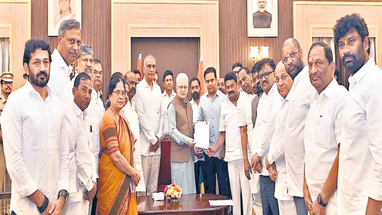 సీఎం.. కోల్‌ మాఫియా!.. సీబీఐతో దర్యాప్తు జరిపించండి.. గవర్నర్‌కు బీఆర్‌ఎస్‌ వినతి