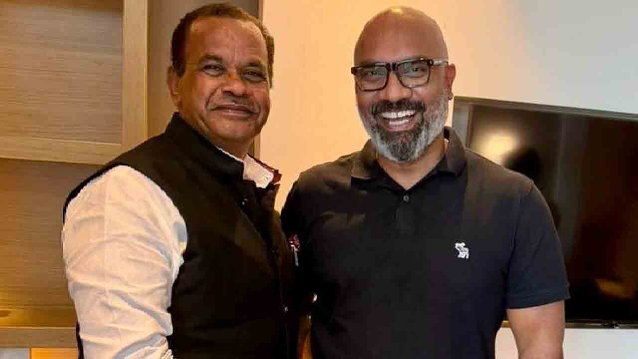 మంత్రి కోమటిరెడ్డితో ఎంపీ అరవింద్‌ భేటీ