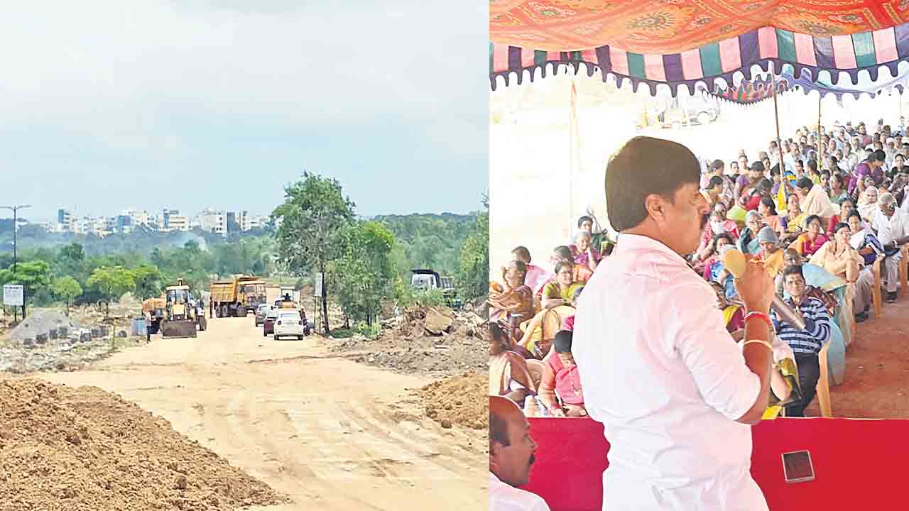 అబద్ధాల పునాదులపై అక్రమ లేఅవుట్‌