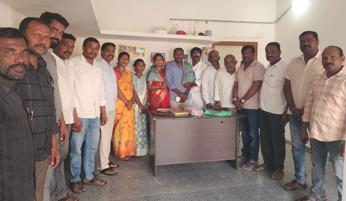 Pegadapalle | బీఆర్ఎస్ సర్పంచుల ఫోరం పెగడపల్లి మండల అధ్యక్షురాలిగా భవాని