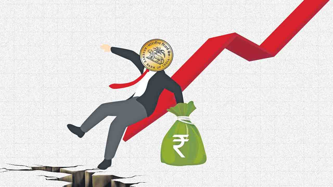 బక్కచిక్కుతున్న రూపాయి