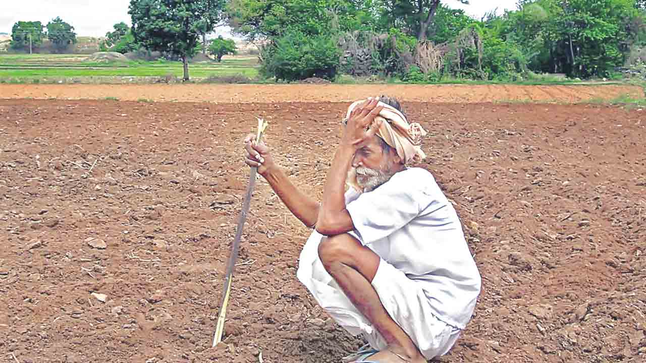 అన్నదాత రోడ్డుపాలు