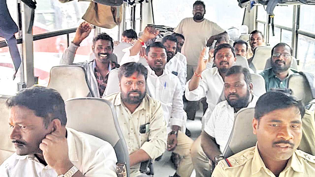 రైతుల అరెస్ట్‌ సాగు భూమి స్వాధీనం