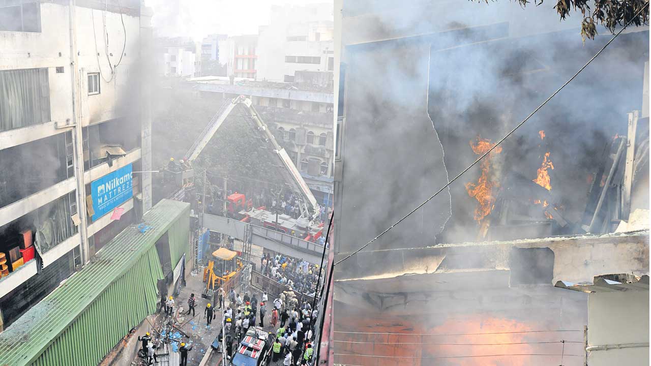 భారీ అగ్ని ప్రమాదం