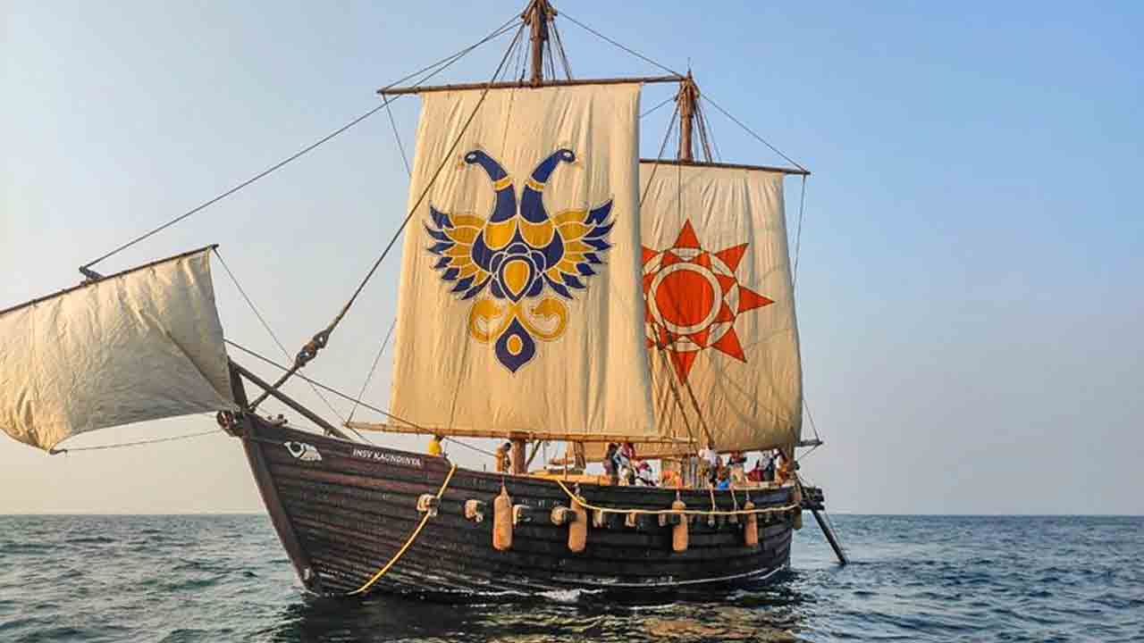 INSV Kaundinya | 1400 కిలోమీటర్లు.. 18 రోజులు.. సక్సెస్‌ఫుల్‌గా మస్కట్‌కు INSV కౌండిన్య