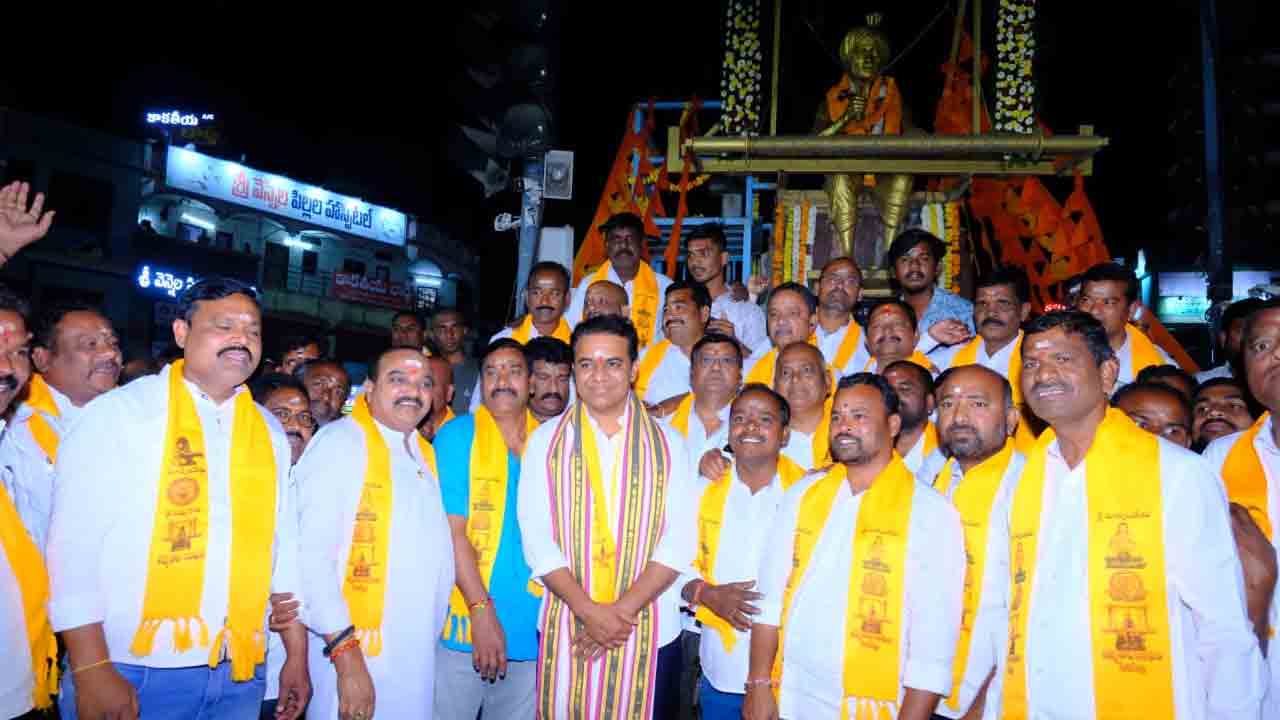KTR | మార్కండేయుడి ఆశీస్సులతో వస్త్ర పరిశ్రమ బాగుండాలి : కేటీఆర్