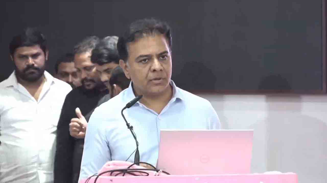 KTR | రేవంత్‌ రెడ్డికి బేసిన్లు, బేసిక్స్‌ తెలవదు.. పవర్‌ పాయింట్‌ ప్రజెంటేషన్‌లో కేటీఆర్‌