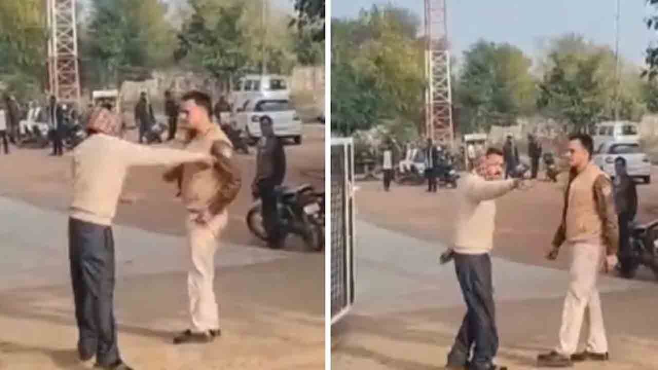 Watch: హెల్మెట్ లేకుండా బైక్‌ నడిపిన ఎమ్మెల్యే సోదరుడు.. జరిమానా విధించిన పోలీసులకు బెదిరింపు