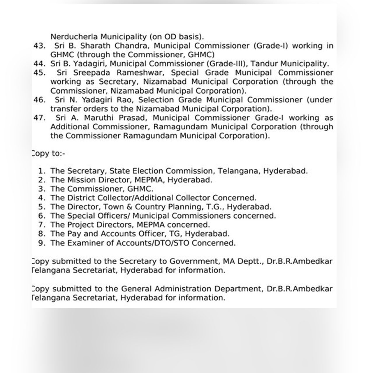 Muncipal Commisssnoers Tranfers 2