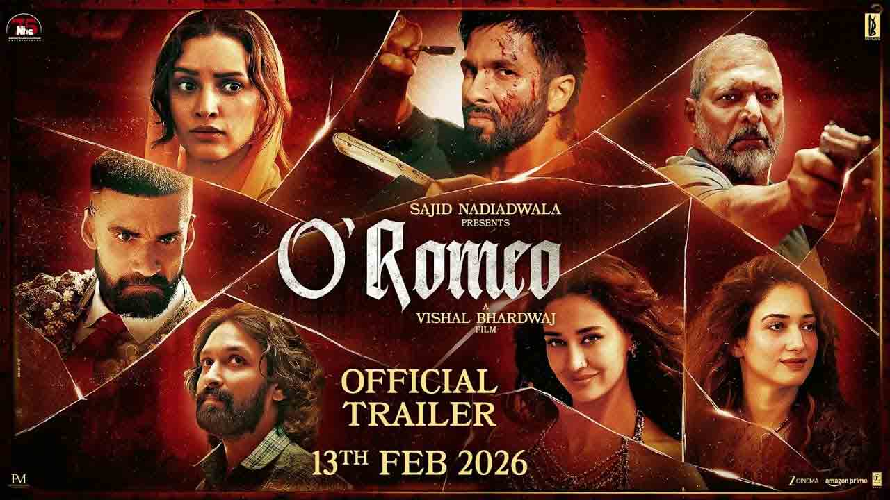 O Romeo Trailer | తృప్తి దిమ్రితో షాహిద్ రొమాన్స్.. ‘ఓ రోమియో’ ట్రైల‌ర్ రిలీజ్