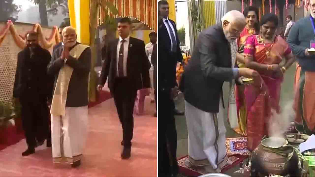 PM Modi | సంక్రాంతి సంబురాలు.. కేంద్రమంత్రి ఇంట్లో పొంగలి వండిన ప్రధాని