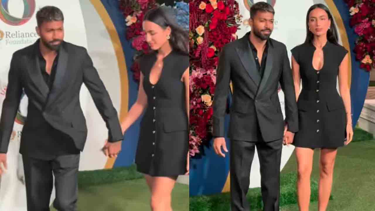 Hardik Pandya | మరోసారి గర్ల్‌ఫ్రెండ్‌తో మెరిసిన హార్దిక్‌ పాండ్యా.. ఓ ఈవెంట్‌లో ఫొటోలకు పోజులిస్తూ సందడి.. VIDEO