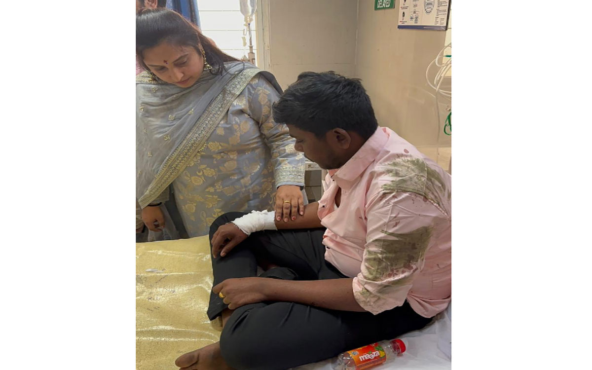 Ramavaram : బస్సు ప్రమాదంలో గాయపడ్డ విద్యార్థులకు సింధు తపస్వి ప‌రామ‌ర్శ‌