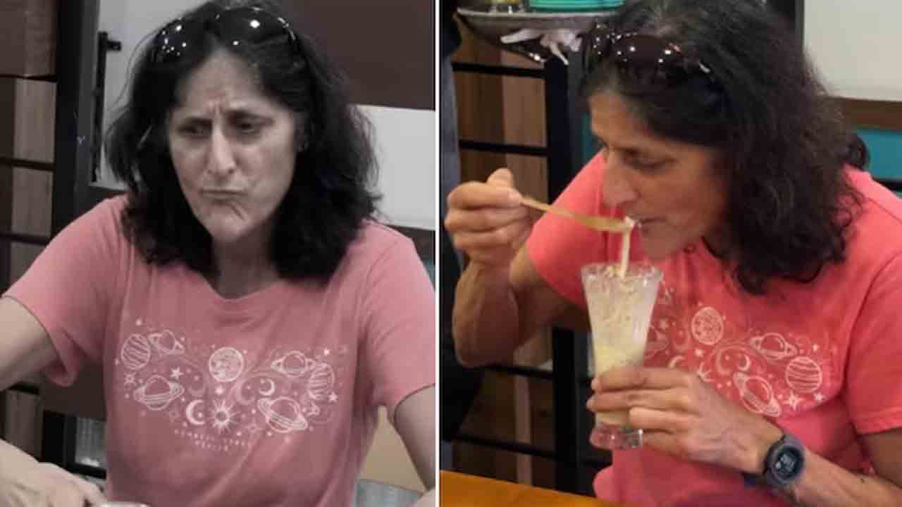 Sunita Williams | ఫలూదా ఎంజాయ్‌ చేస్తున్న సునీతా విలియమ్స్‌.. వీడియో