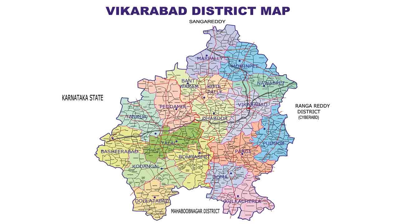 వికారాబాద్‌ కనుమరుగు! జిల్లా కేంద్రంగా చేవెళ్ల?