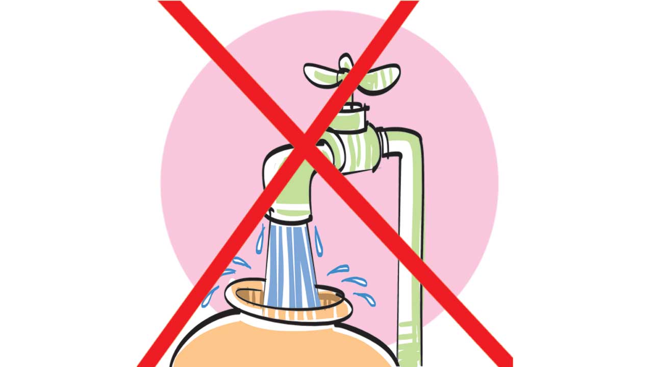 మిషన్‌ భగీరథ నీళ్లు బంద్‌