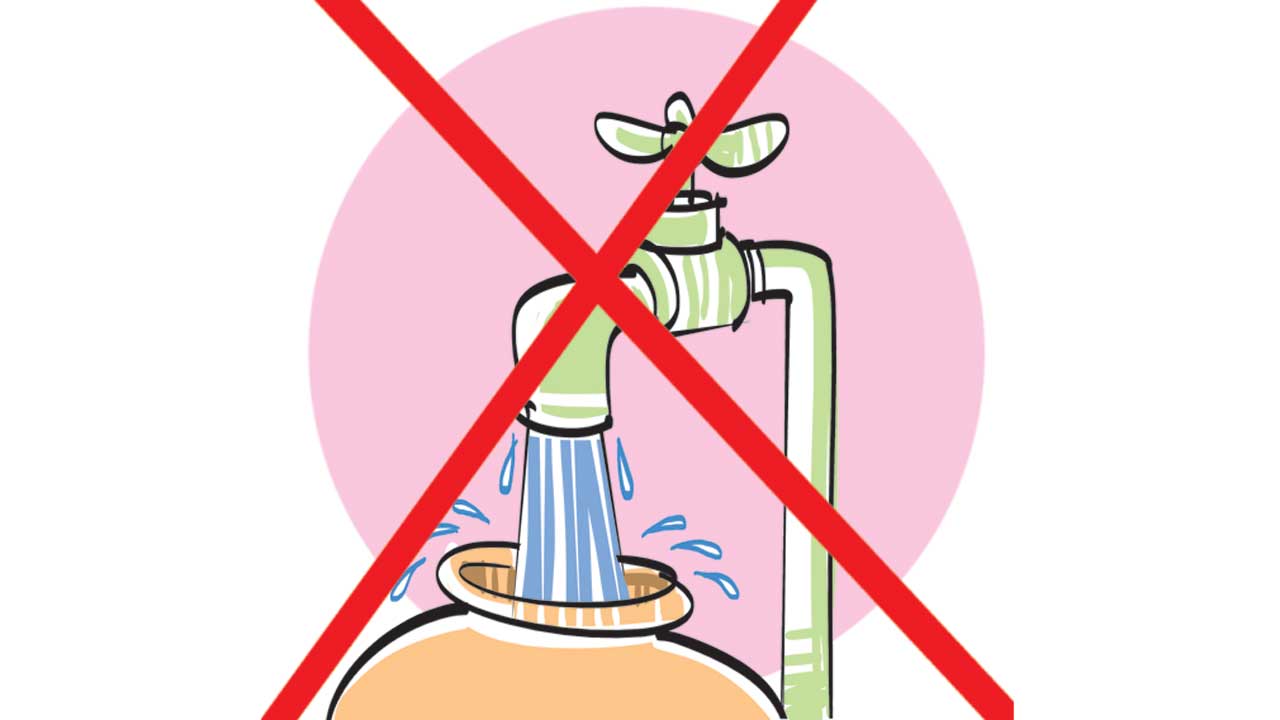 నిలిచిన నీటి సరఫరా