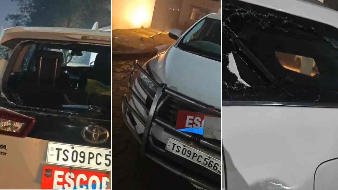 Medaram | మేడారంలో మంత్రి అడ్లూరి లక్ష్మణ్ కాన్వాయ్‌పై దాడి