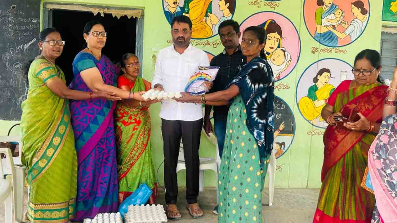 Bhimadevarapalli | అంగన్‌వాడీ కేంద్రాల్లో రెగ్యులర్ టీచర్లను ఏర్పాటు చేయాలి : మాచర్ల కుమారస్వామి