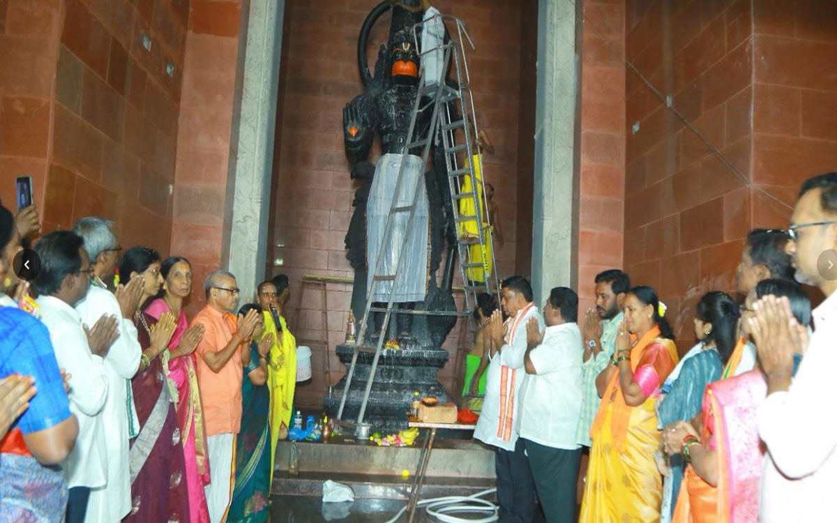 Nalgonda : అభయాంజనేయ స్వామి ఆల‌య ద్వితీయ వార్షికోత్స‌వం