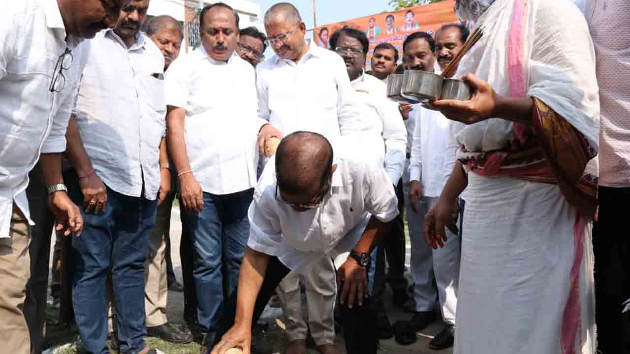 New Shayampet | సీసీ రోడ్డు పనులకు శంకుస్థాపన ఎమ్మెల్యే నాయిని రాజేందర్ రెడ్డి