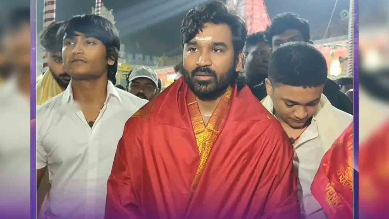 Dhanush In Tirupati | తిరుమలలో ధనుష్.. కొడుకుల‌తో క‌లిసి శ్రీవారిని ద‌ర్శించుకున్న న‌టుడు