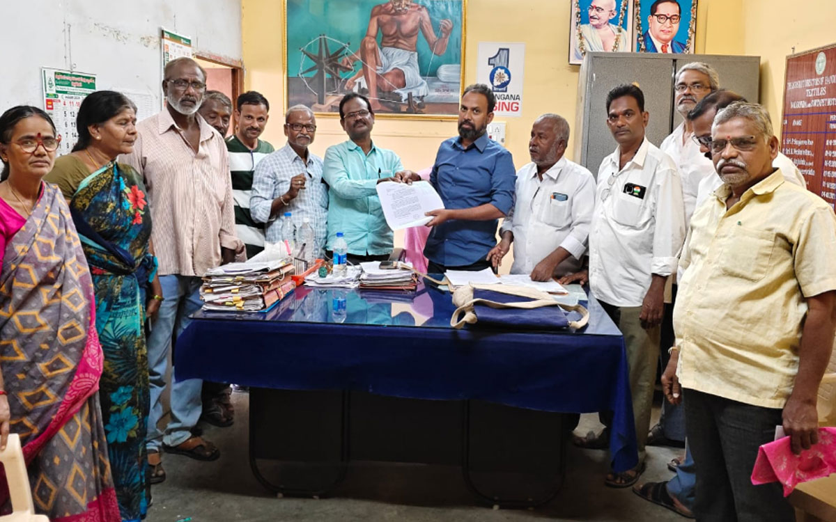 Nalgonda Rural : ‘చేనేత కార్మికుల రుణాలు మాఫీ చేయడంలో ప్రభుత్వం విఫలం’