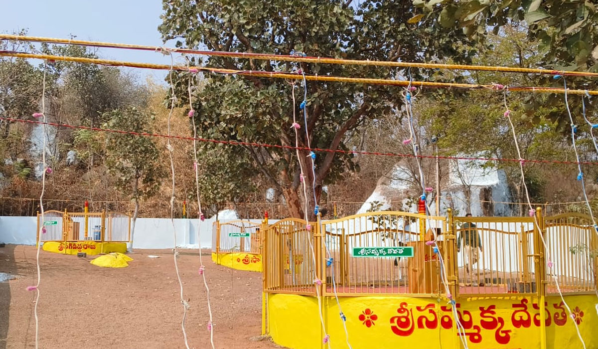 Garrepalli | గర్రెపల్లిలో సమ్మక్క-సారలమ్మ జాతర ఏర్పాట్లు పూర్తి