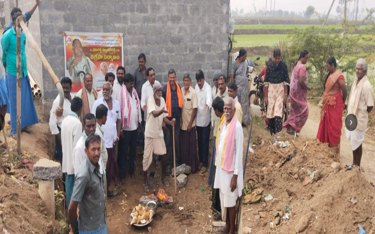 Atmakur.S : గట్టికల్లు గ్రామంలో బీఎన్ విగ్రహ ఏర్పాటుకు శంకుస్థాపన