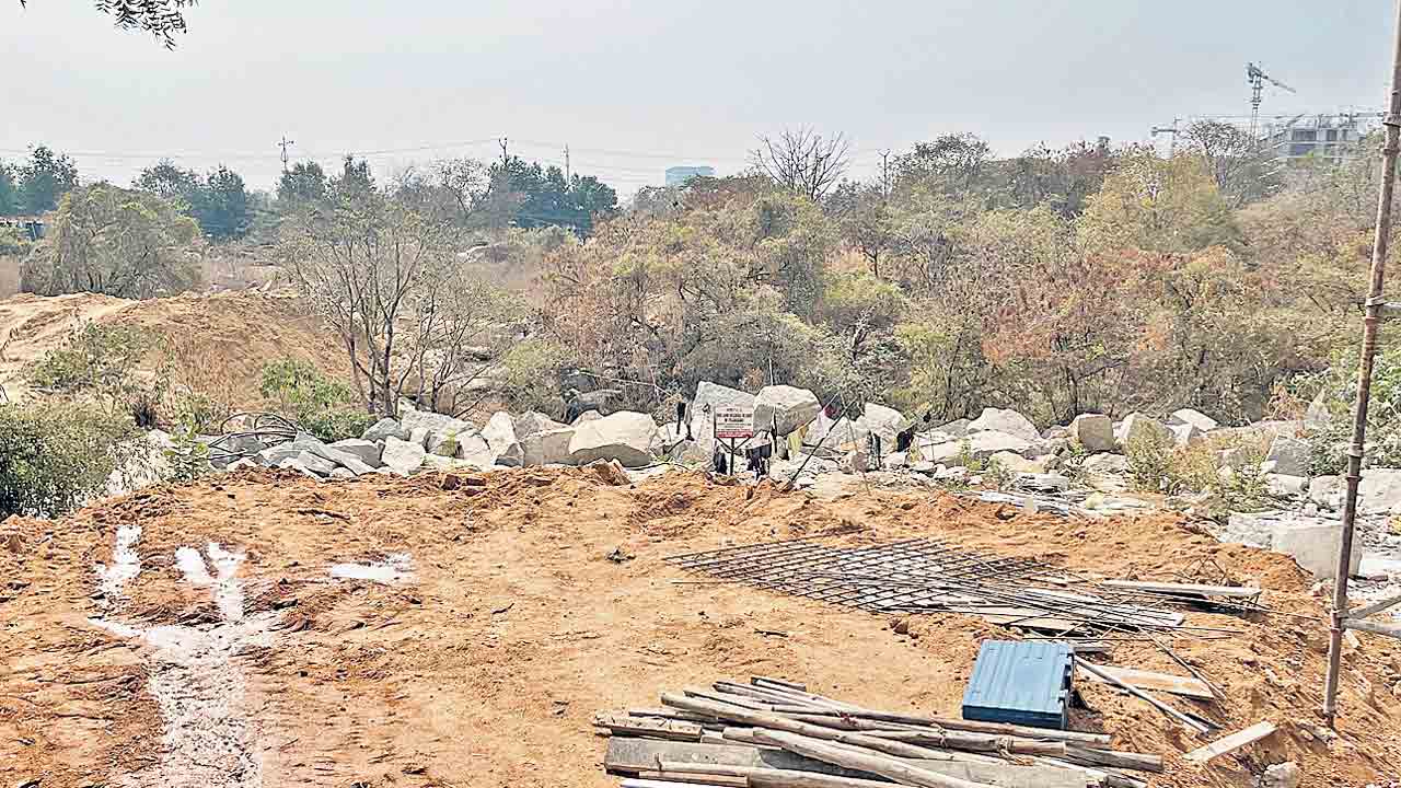 హైడ్రా.. ఇది కనిపిస్తలేదా?.. సర్కారు స్థలంపై పారిశ్రామికవేత్త కన్ను