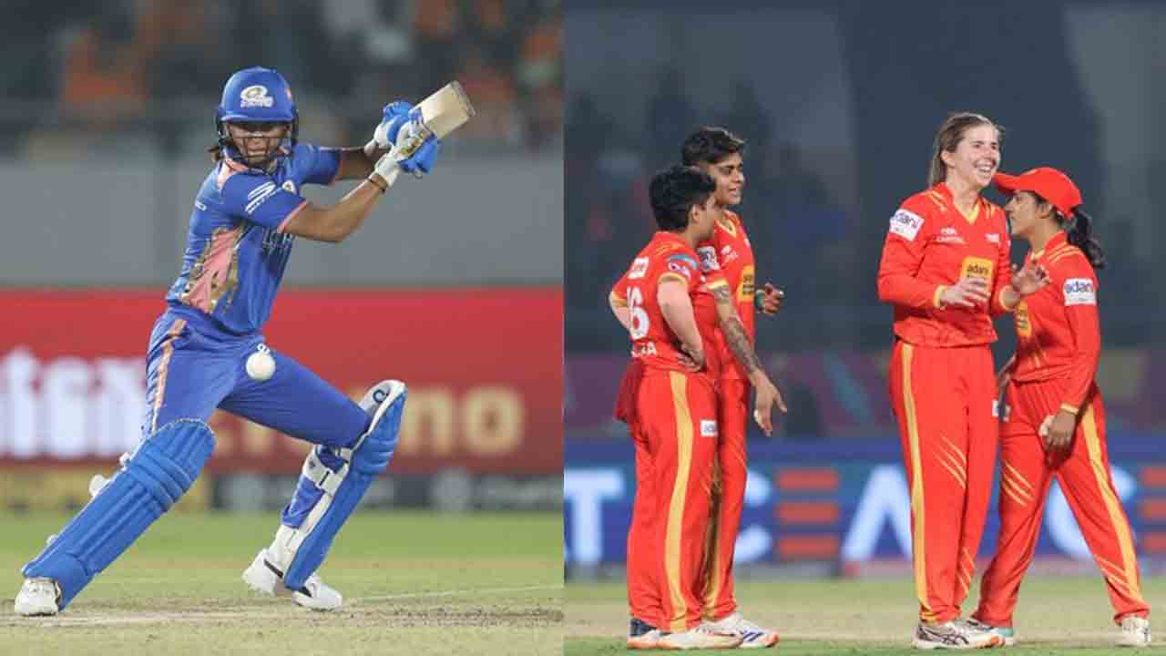 MIW vs GGW | హర్మన్‌ప్రీత్ మెరుపులు వృథా.. ఉత్కంఠ విజయంతో ఎలిమినేటర్‌కు గుజరాత్..!