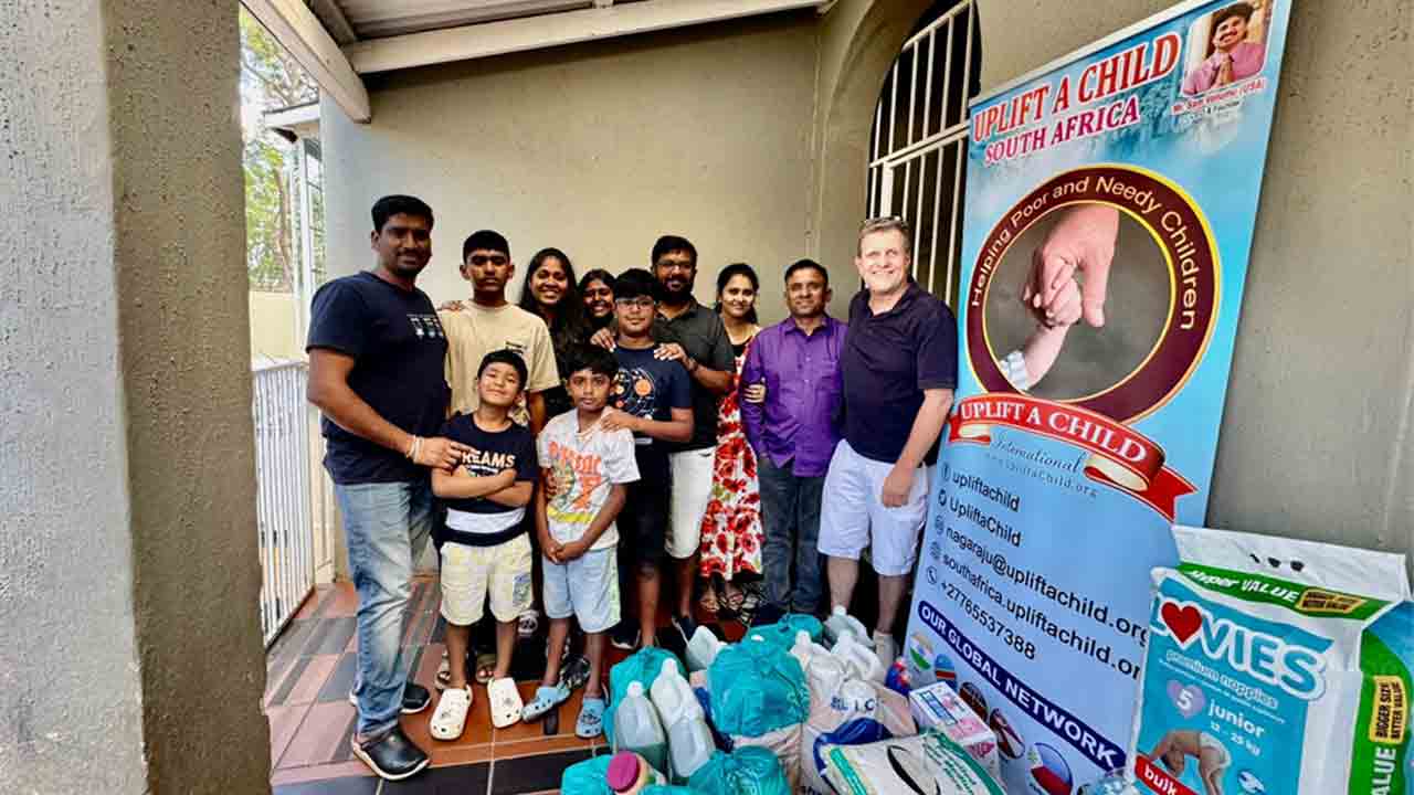 NRI South Africa | కొత్త సంవత్సరం సందర్భంగా అనాథాశ్రమాన్ని సందర్శించి.. నిత్యావసరాలు పంపిణీ.. !