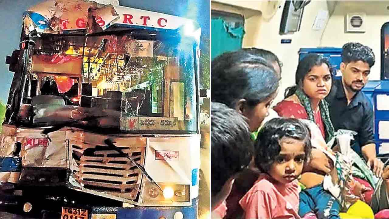 Accident | సంక్రాంతి వేళ ఆర్టీసీ బస్సుకు ప్రమాదం.. 20 మంది ప్రయాణికులకు గాయాలు